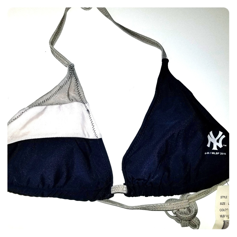 Yankees String Bikini Top
